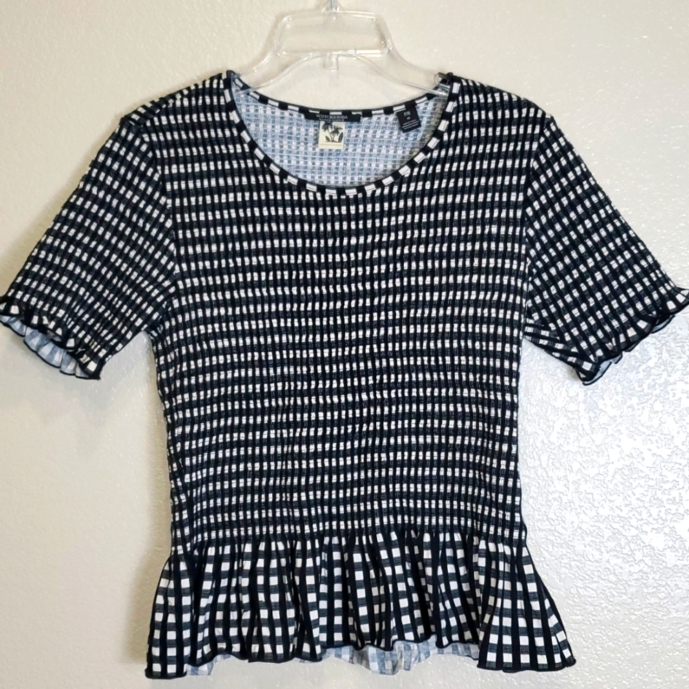 Scotch & Soda Maison Scotch Smocked  Top Size Medium Career